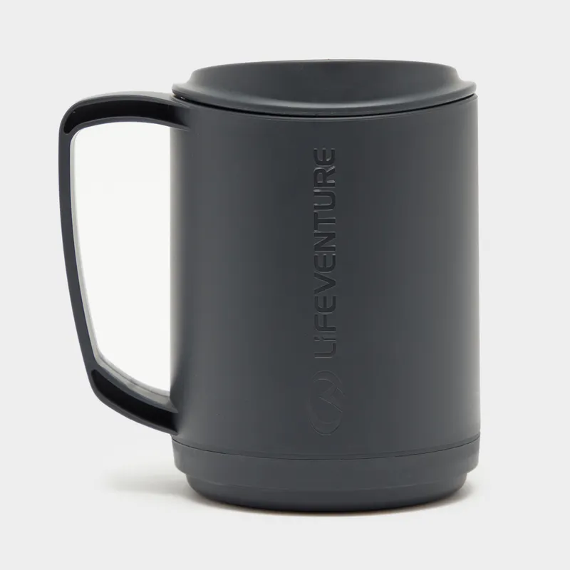 Lifeventure Ellipse Insulated Mug, Grey One Size