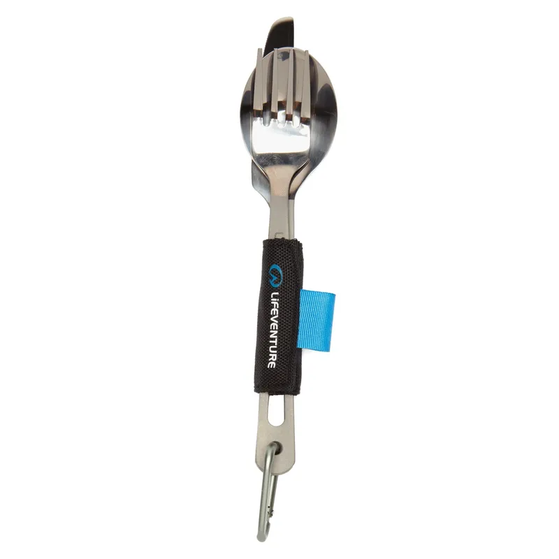 Lifeventure Knife, Fork, Spoon - Titanium Grey One Size Unisex
