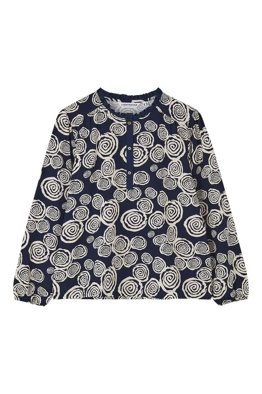 Lighthouse Clothing Women's Juliette Blouse in Navy Size: 10 - Navy - Size: 10