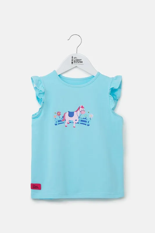 Lighthouse Causeway Kids Swing T-Shirt