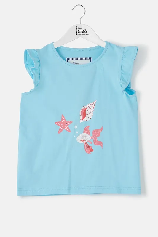 Lighthouse Causeway Kids Swing T-Shirt