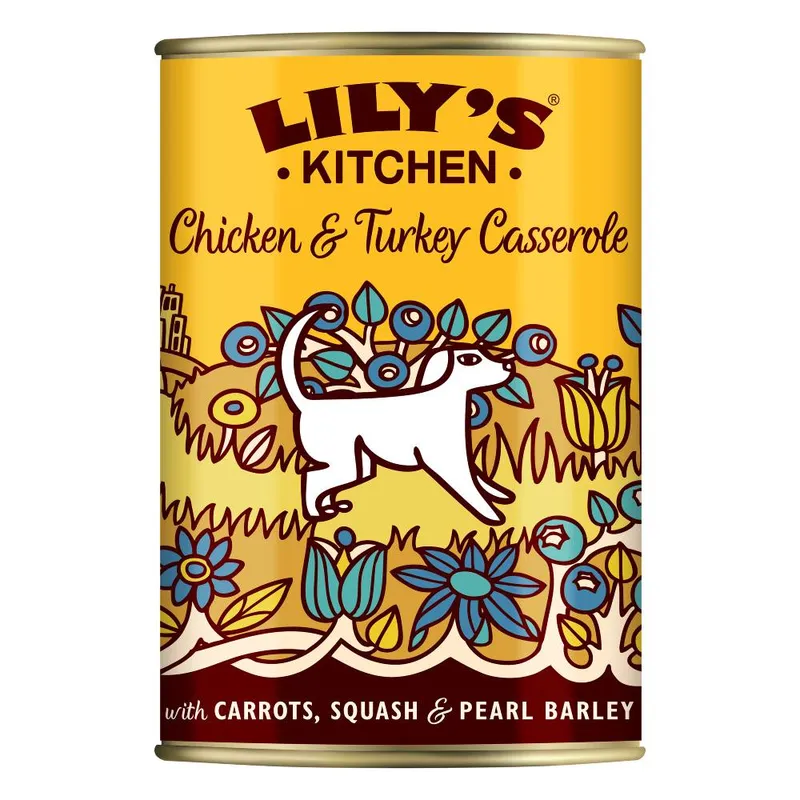 Purina Lilys Kitchen Chicken and Turkey Casserole for Dogs 400g PK6 - 15051