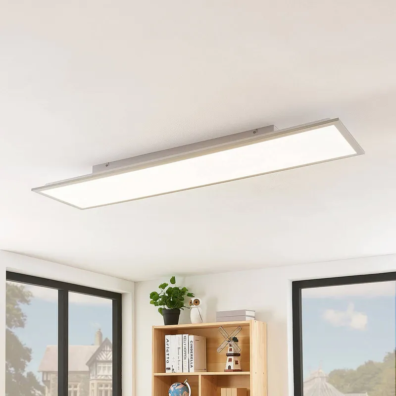 LED Panel Stenley Lindby, White / opal, Kitchen, Plastic, Modern, LED Panel