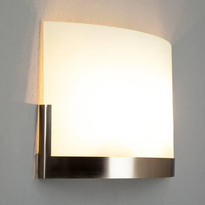 Wall Light Karla Lindby, dimmable, White / opal, Hallway, Modern, Wall Light