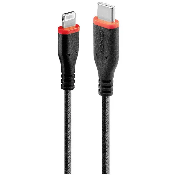 Lindy 31316 USB cable Lightning to USB-C White 1m