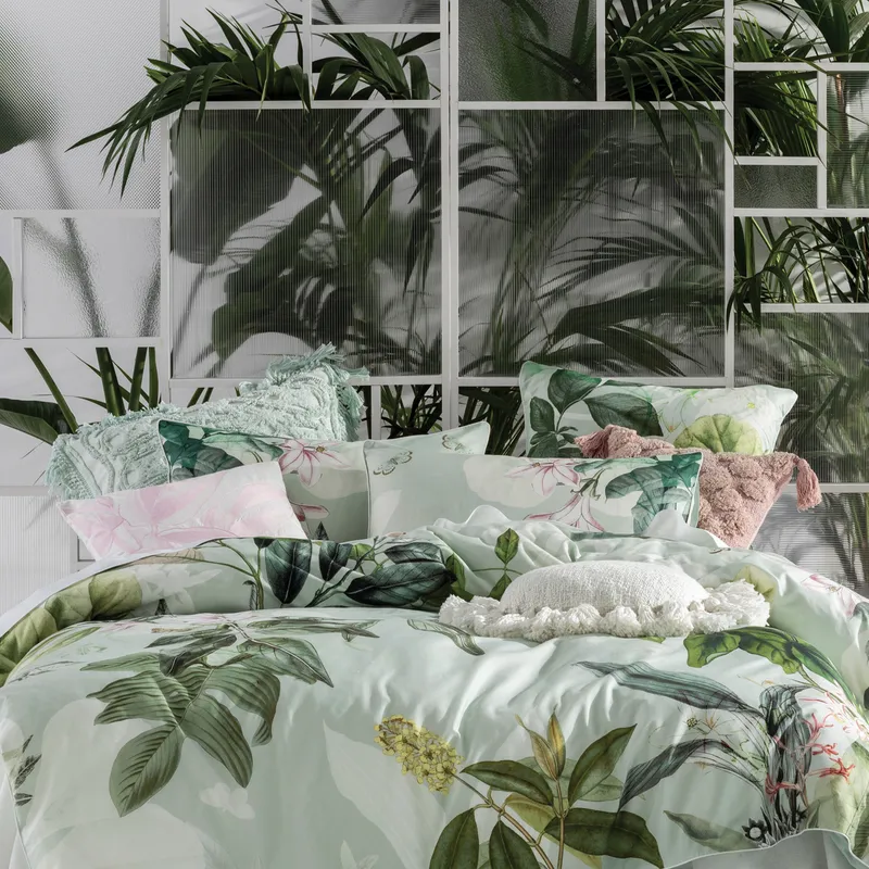Linen House Glasshouse Pillowcase Pairs - Multicolour - One Size