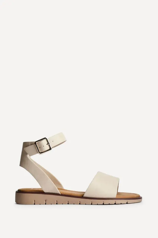 Linzi Women's Denia Wide Fit Nude Sandals Size: 7-Wide Fit Nude 7-Wide Fit