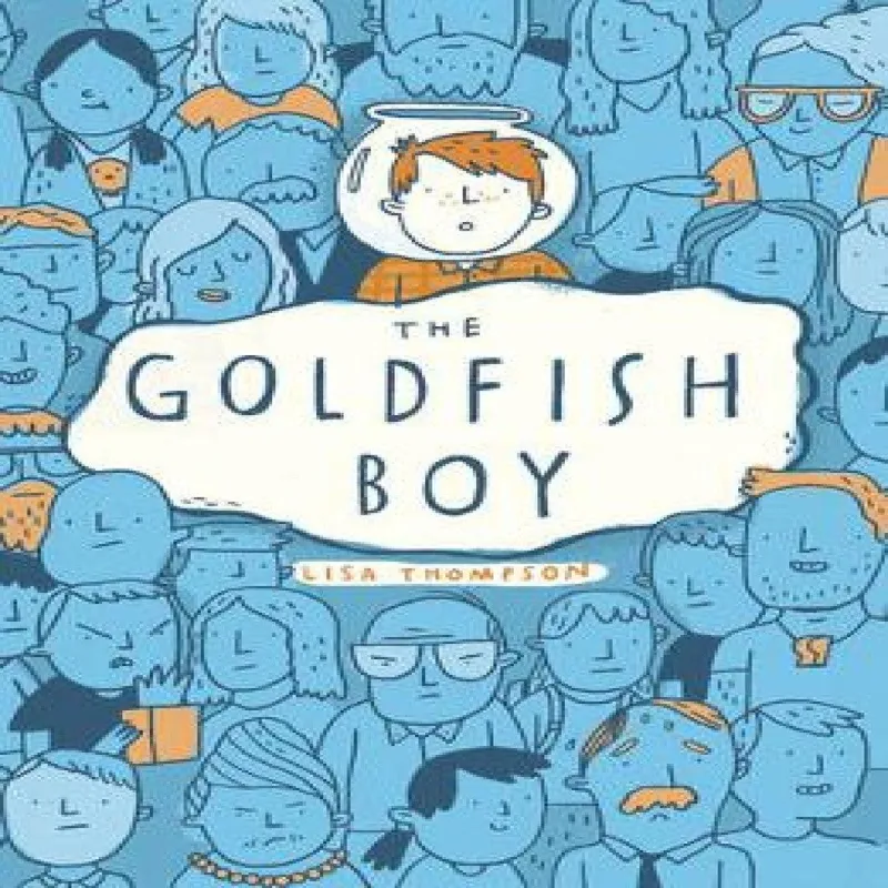 Lisa Thompson The Goldfish Boy Paperback Book Multicolor