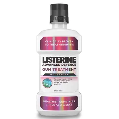 Listerine Advanced Defence Gum Treatment Mouthwash 500ml