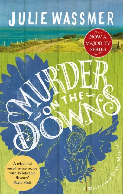 Julie Wassmer Murder on the Downs Paperback Book Multicolor