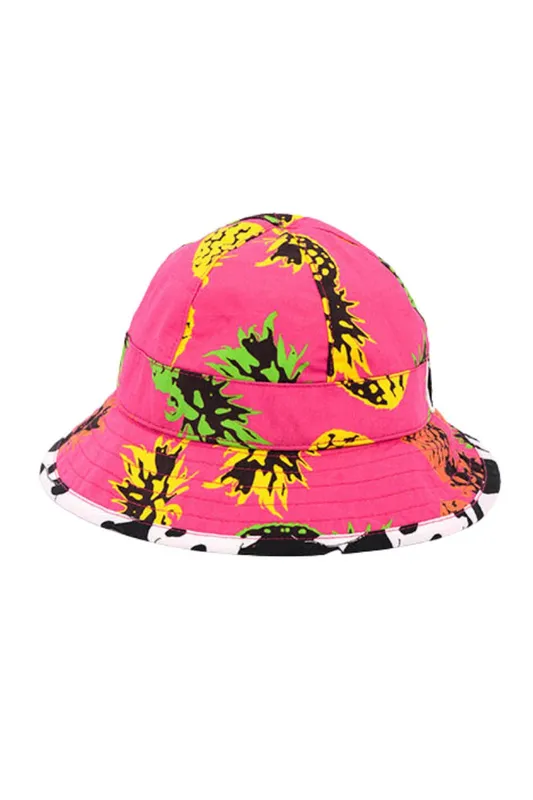 Little Hotdog Watson Pineapple Punch Pioneer Floppy Sun Hat in Pink Size: 6-12 m Pink 6-12 m