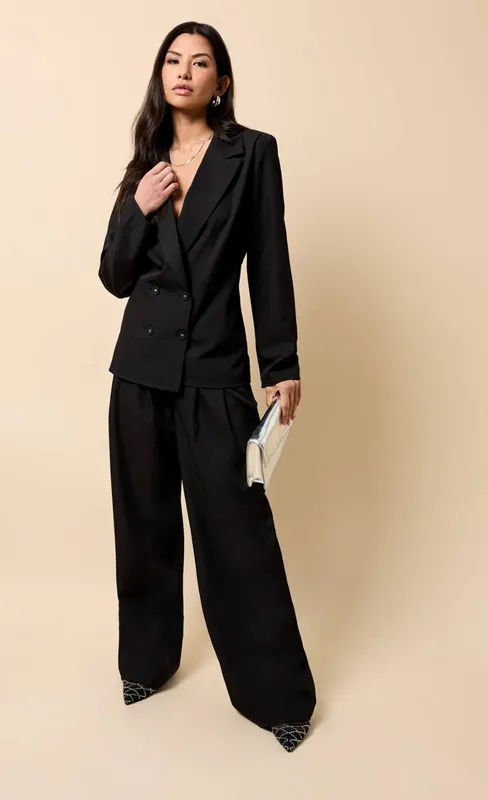 Little Mistress Women's Black Trousers Size: 8 Black female