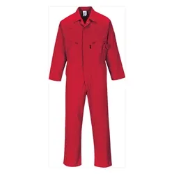 Liverpool Zip Coverall (Red) Large