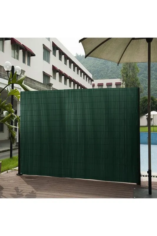 Living and Home Unisex 2*3M Green Outdoor Pvc Privacy Decorative Fences Green One Size female