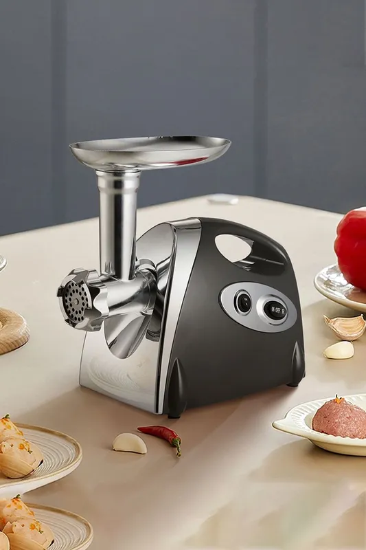 Living and Home 2800W Electric Meat Grinder Mincer Mixer Kitchen Tool Food Processor in Black Black
