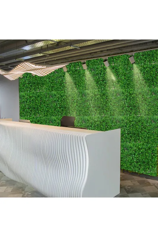 Living and Home Artificial Plants Green Grass Floor/Wall 40*60*7cm Green