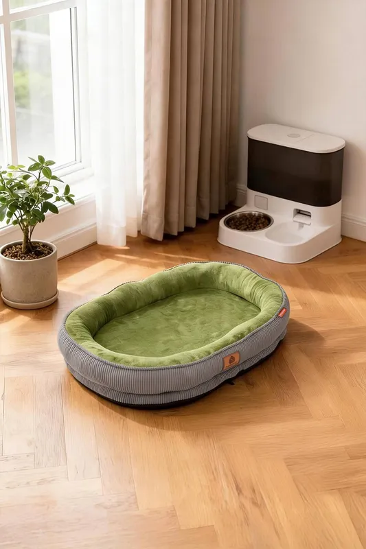 Living and Home Green Pet Sleeping Bed Size: Size 1 Green Size 1 female