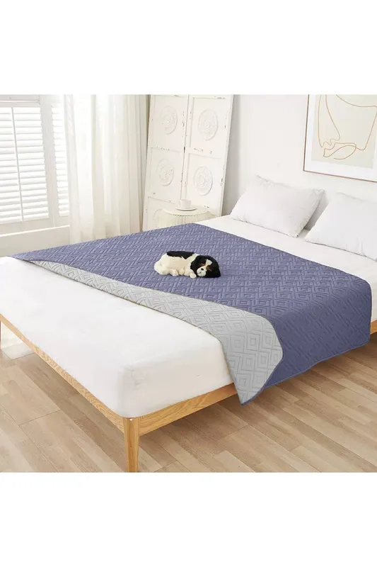 Living and Home Grey Washable Pet Bed, Sofa, Sleeping Mat - Grey