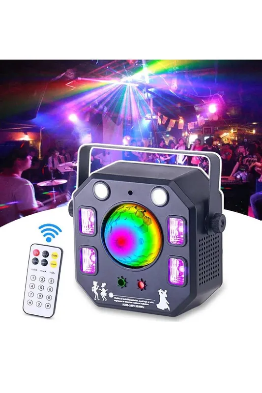 Living and Home Muti-color Party Light in Black Black