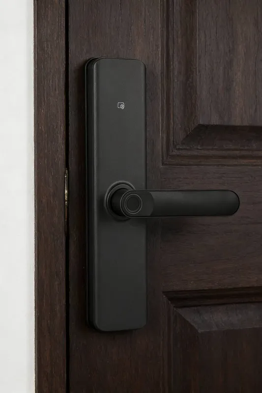 Living and Home Unisex Smart Door Lock in Black Black female