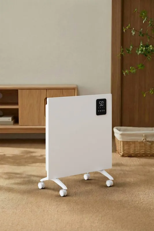 Living and Home 1000W Convection Heater with Remote Control in White - White - Size: One Size