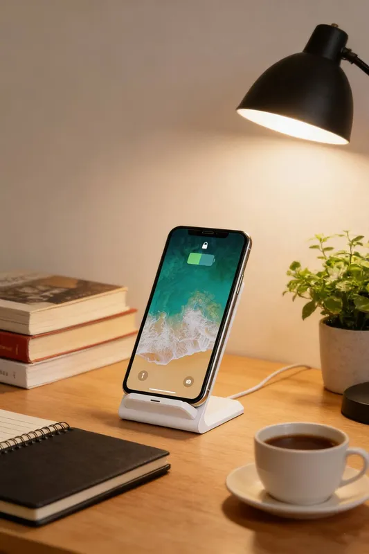 Living and Home Unisex Foldable Fast Wireless Charger in White White female
