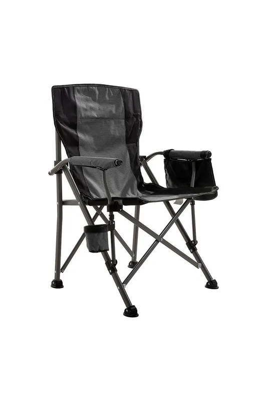 Living and Home Unisex Outdoor Portable Folding Camping Chair in Grey Grey female