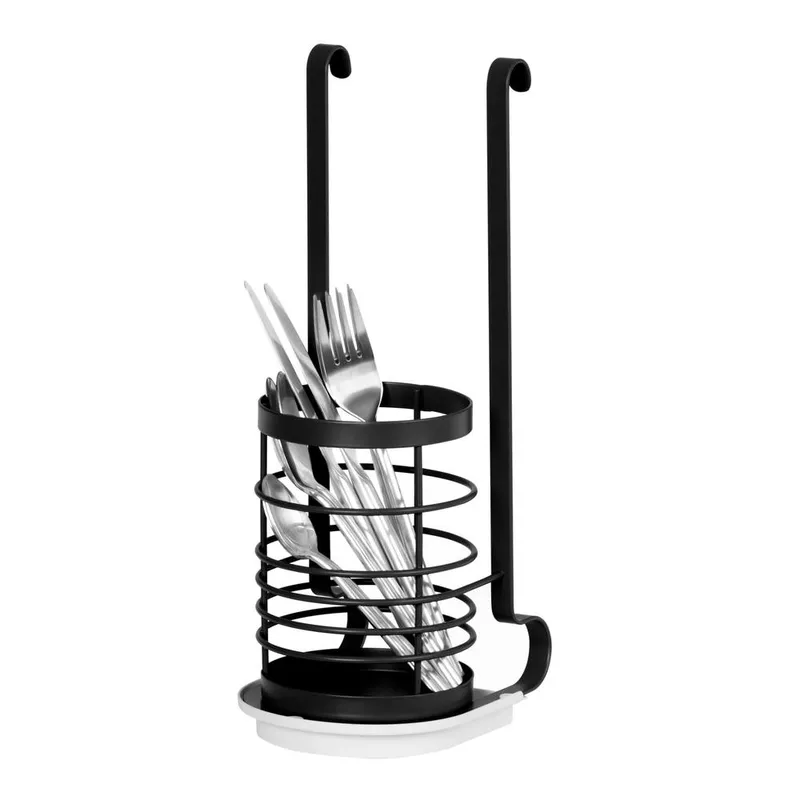 Livivo Hanging Storage Utensil Holder in Black - Black - Size: One Size