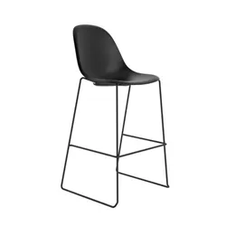 Lizzie High Stool : Black