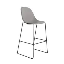 Lizzie High Stool : Grey