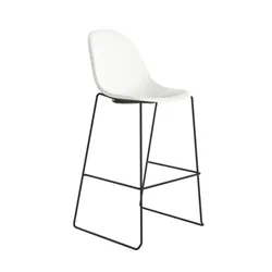 Lizzie High Stool : White