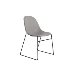 Lizzie Skid Chair : Grey