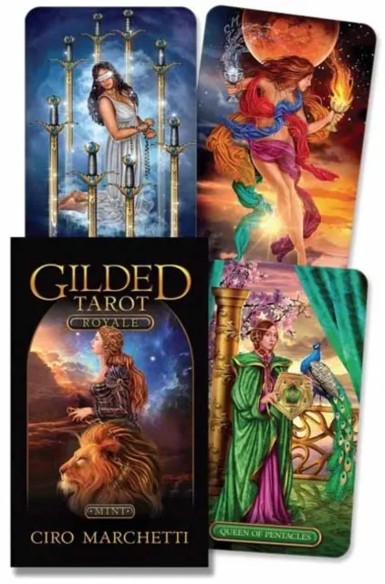 Llewellyn Publications,U.S. Gilded Tarot Royale Mini