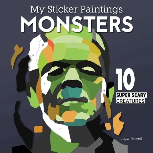 Logan Powell My Sticker Paintings: Monsters