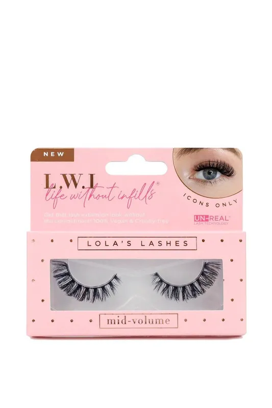 Lola's Lashes Russian "Icons Only" Strip Lashes in Black Black