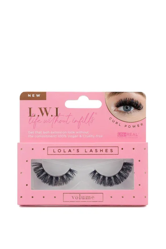 Lola's Lashes Russian "Curl Power" Strip Lashes in Black Black