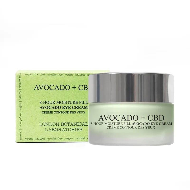 London Botanical Laboratories Avocado + Cbd Eye Cream 20ml in White White