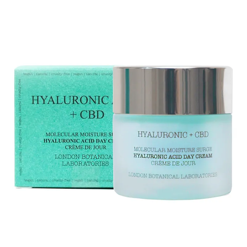 London Botanical Laboratories Hyaluronic Acid Molecular Surge Anti-Aging Day Cream 50ml in Sky Blue Sky Blue