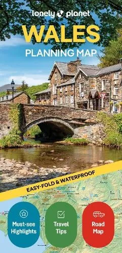 Lonely Planet Wales Planning Map