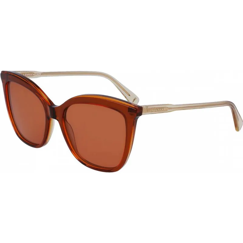 Longchamp Women's LO729S-233 Fashion Cat Eye Sunglasses in Brown - Brown