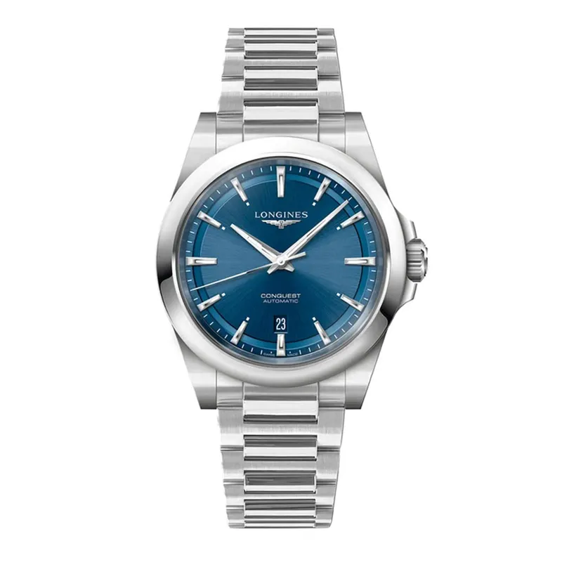 Longines Conquest 41mm Mens Watch Blue
