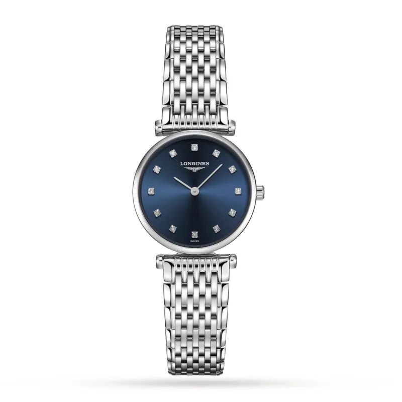 Longines La Grande Classique Blue Dial 24mm Ladies Watch