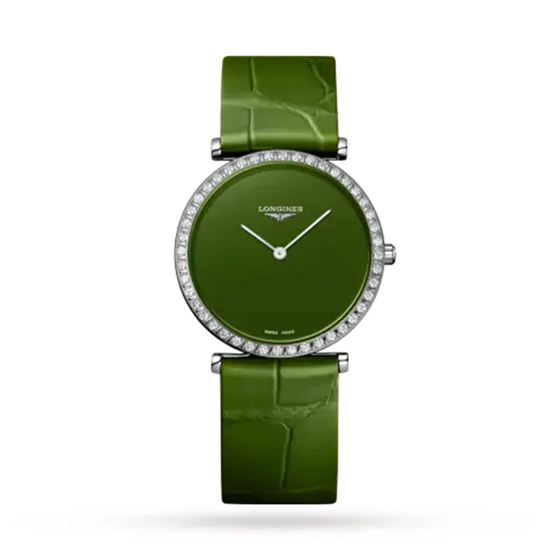 Longines Ladies La Grande Classique Green Watch L4.523.0.60.2