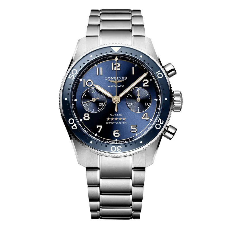 Longines Mens Spirit Blue Dial Chronograph Watch L3.821.4.93.6