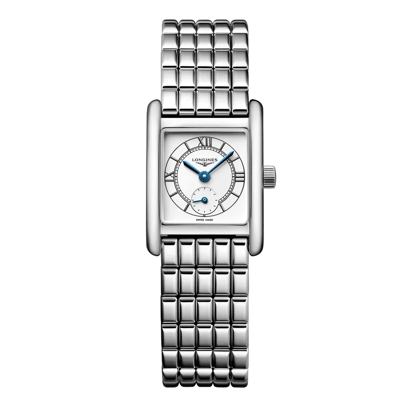 Longines Mini Dolce Vita Silver Square Watch L5.200.4.75.6