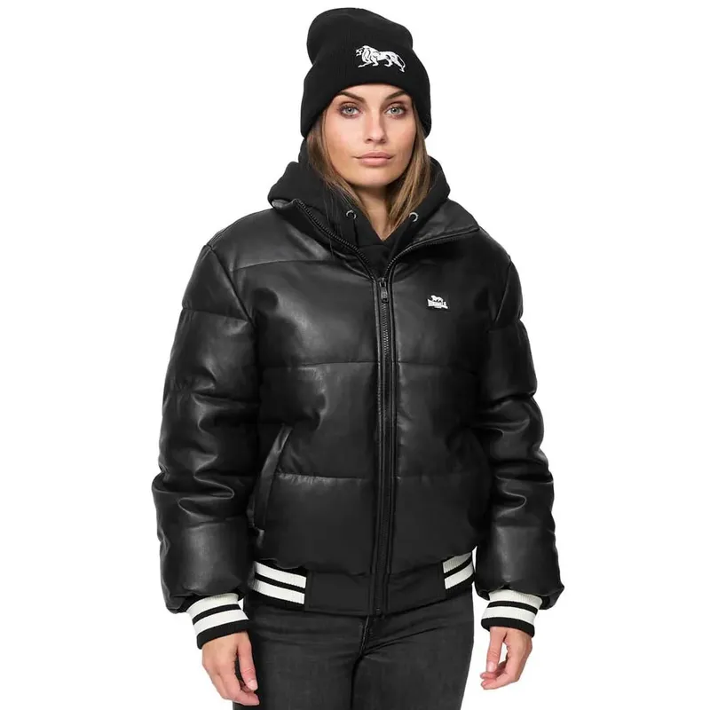Lonsdale Hybreasal Jacket Black / White L Women