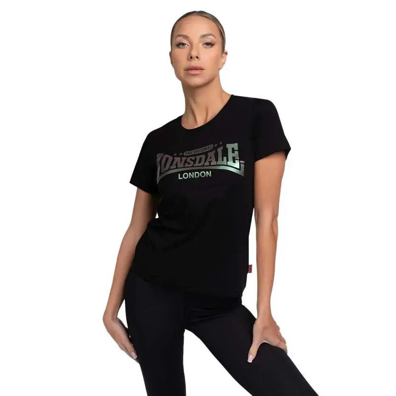 Women's T-shirt Lonsdale Harray Noir M