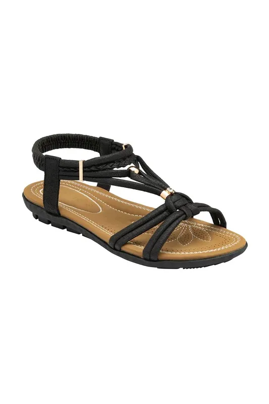 Lotus Women's Domenica Womens Sandals - Black - Size: 3
