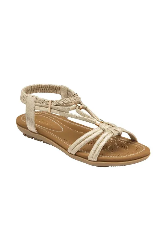 Lotus Women's Domenica Womens Sandals - Gold - Size: 6