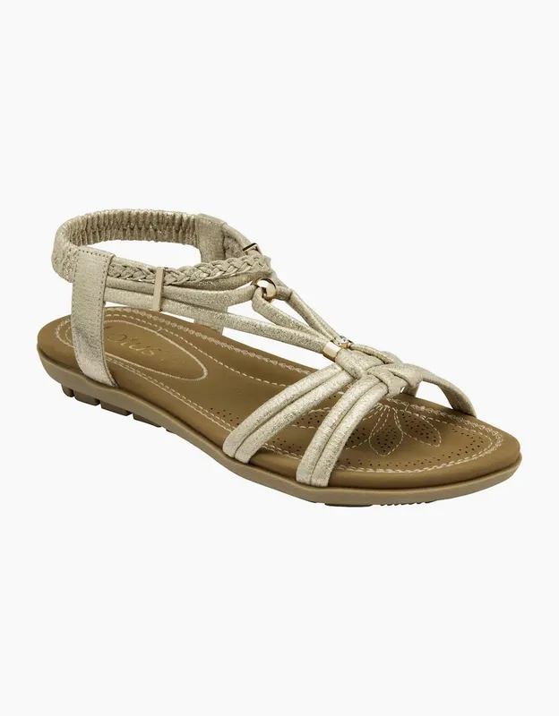Lotus Women's Domenica Womens Sandals - Gold - Size: 3